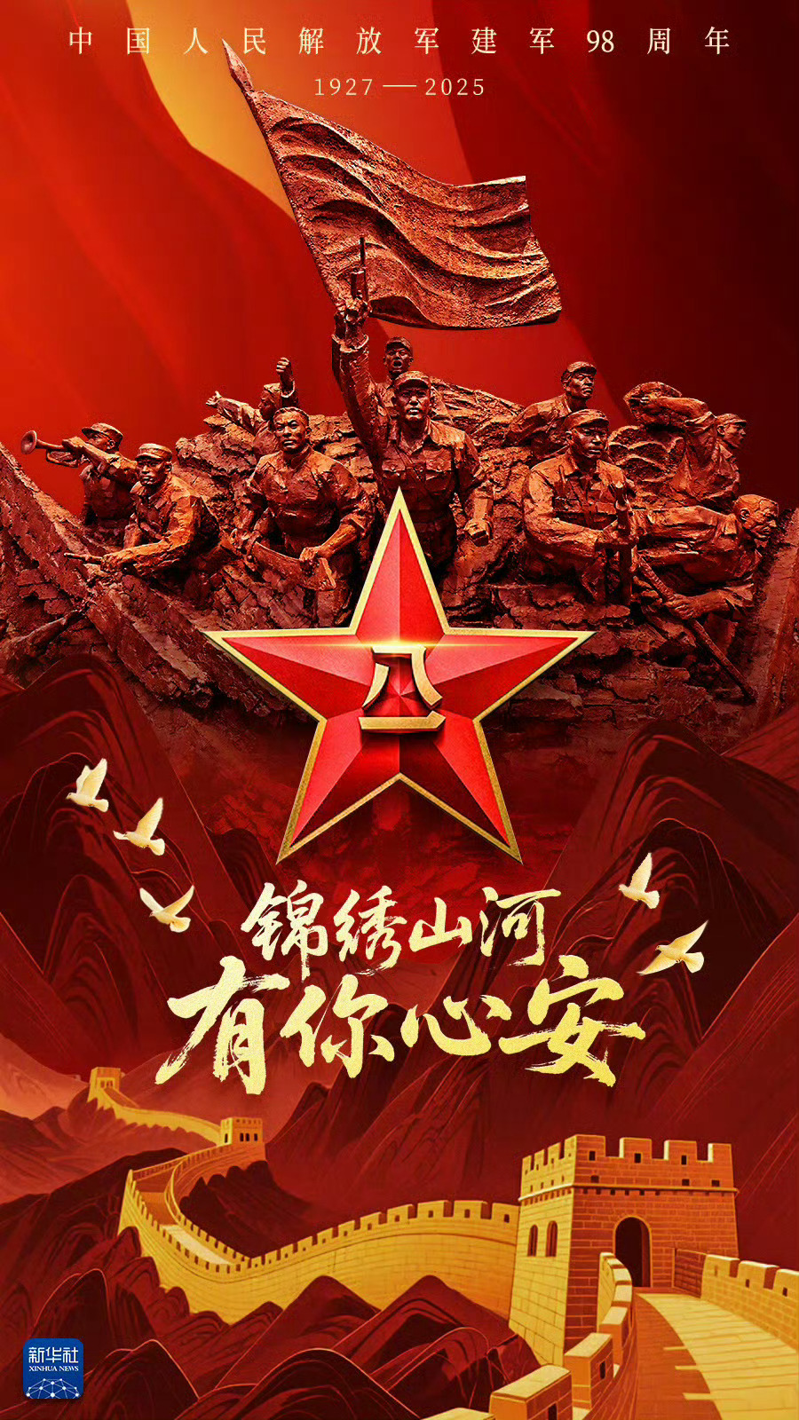 八一建军节致敬致敬…… ​​​