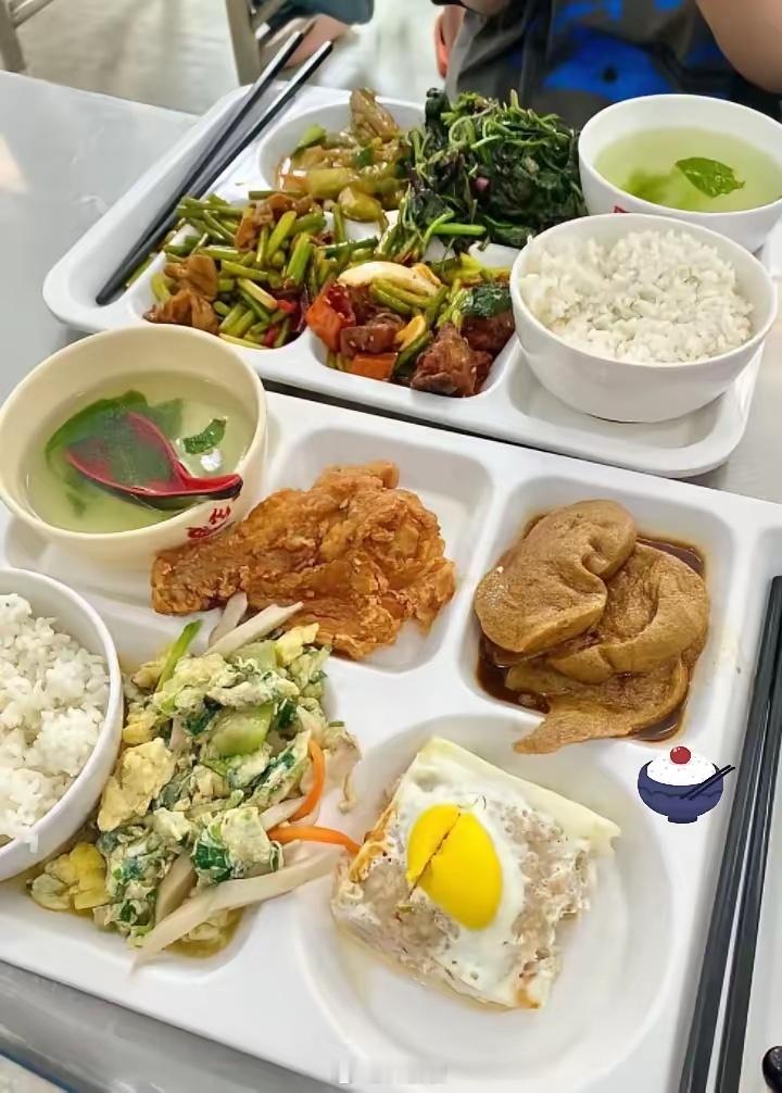 辛辛苦苦上班吃这种饭真的感觉天塌了说的好像谁不想吃点好的，普通人平时不是都吃的粗