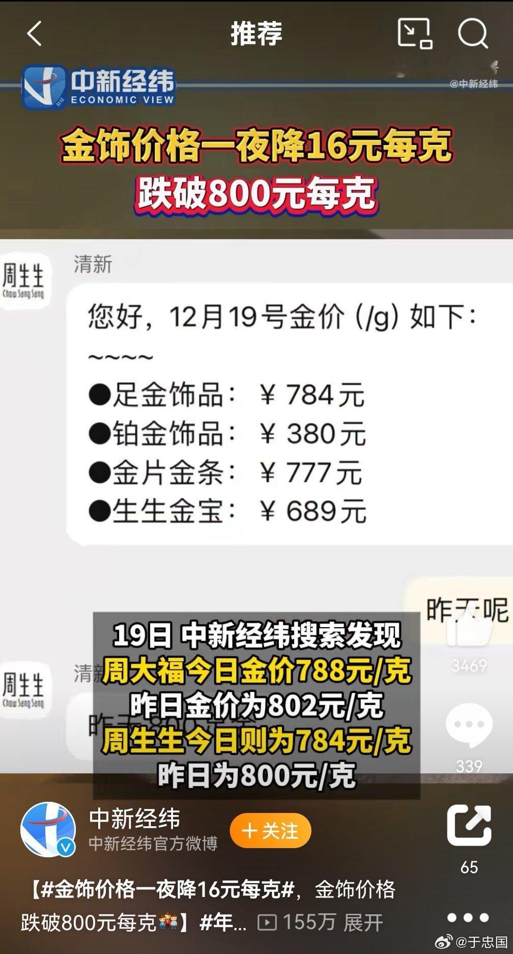 金饰价格一夜降16元每克  788这都是首饰类的价格吧，包含了设计费手工费人工费