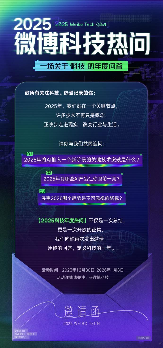 2025科技年度热问 受邀请，参与年度话题，分享我对25年科技发展的思考我认为今