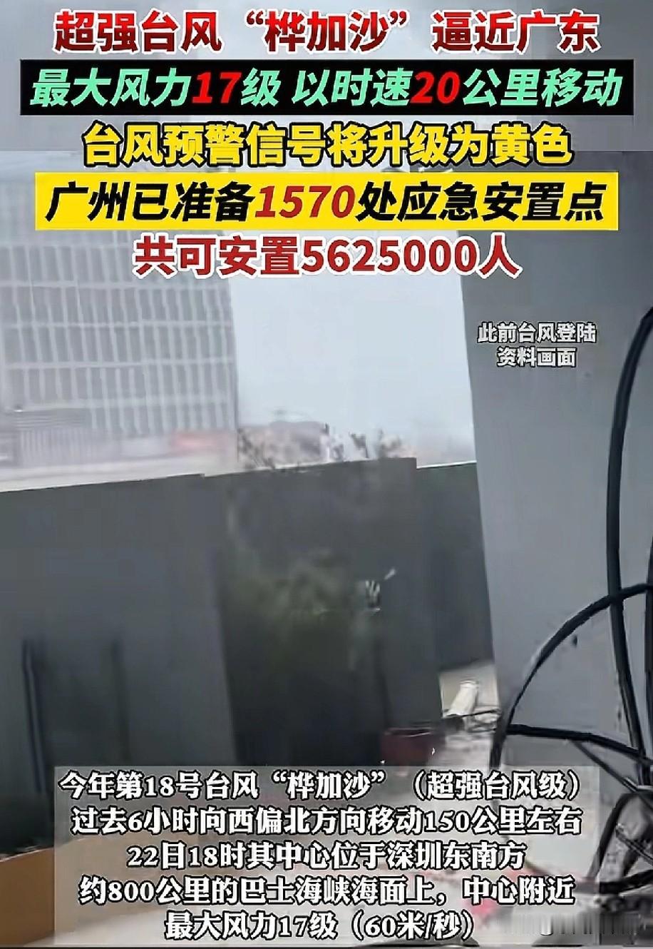 17级超强台风又来了！时速20公里每小时，已经逼近广东！

今天凌晨，17级超强