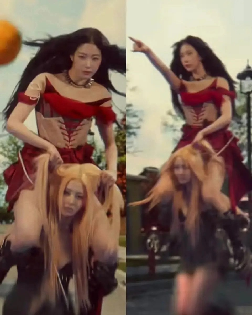 金智秀是不是把朴彩英当 LV 骑了