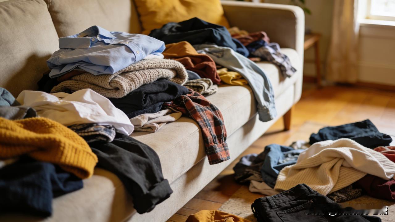 真心建议大家，
一定要，一定要少买衣服，
别再盲目花钱乱买衣服，
这两天换季，