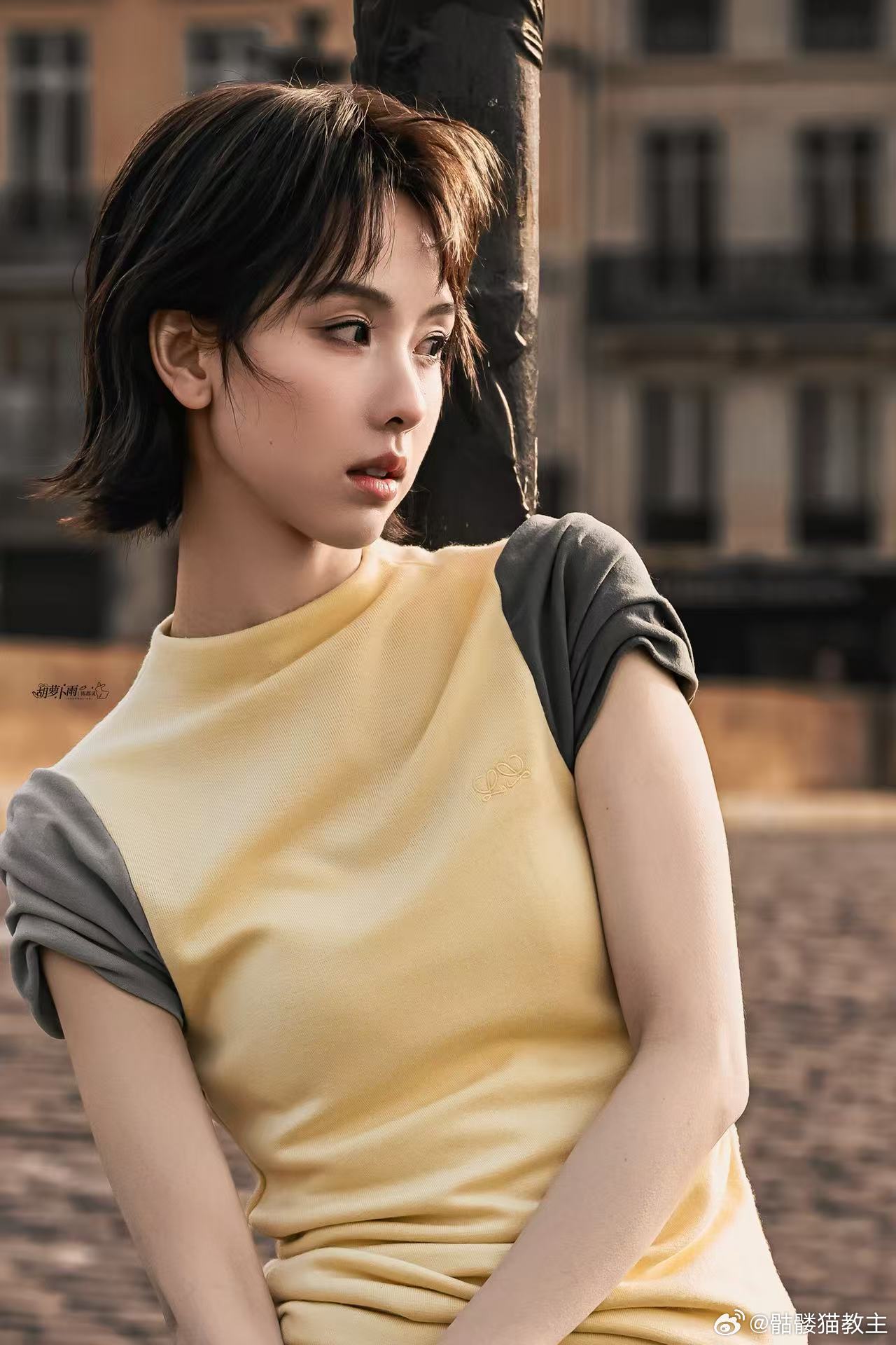 陈都灵短发大事很妙 陈都灵这次短发真的太绝了，完全跳出了之前温柔的形象，又清冷又