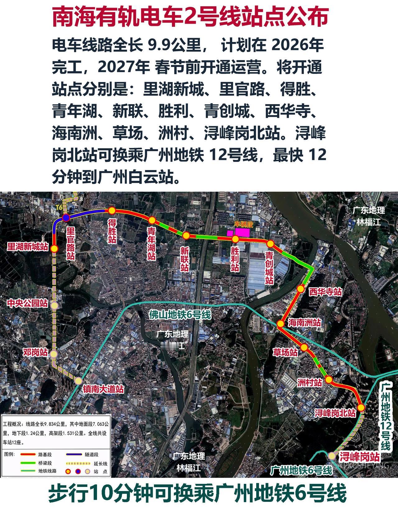 佛山，里水有轨电车已经施工了七年，还要再继续建一年？