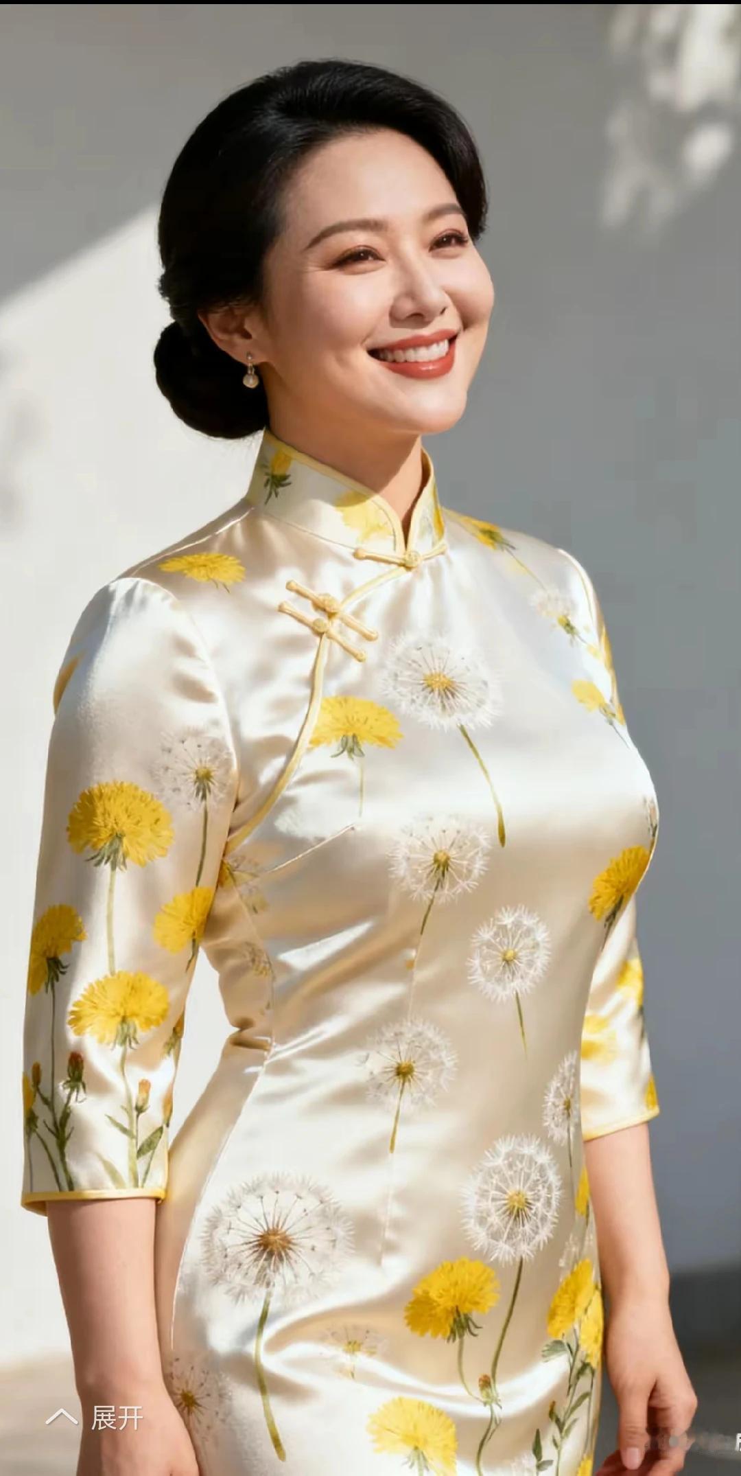 半老徐娘，风采依旧
雍容华贵，仪态万方
色调柔和，宛如月光
轻抚温柔，不想眨眼