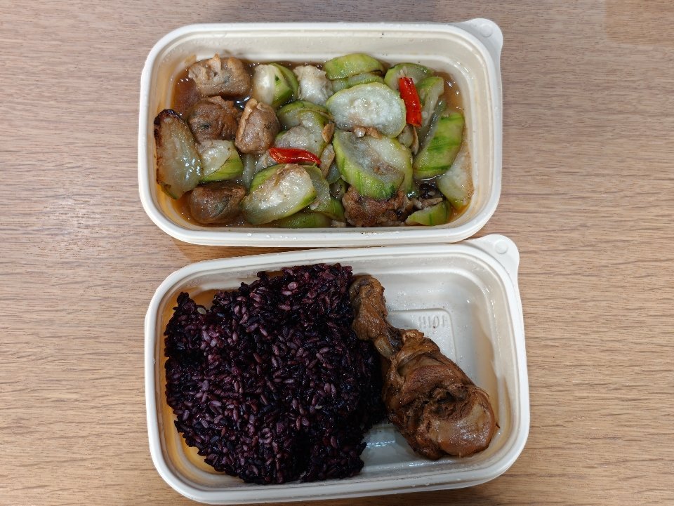 又是一顿朴实无华的中午餐 