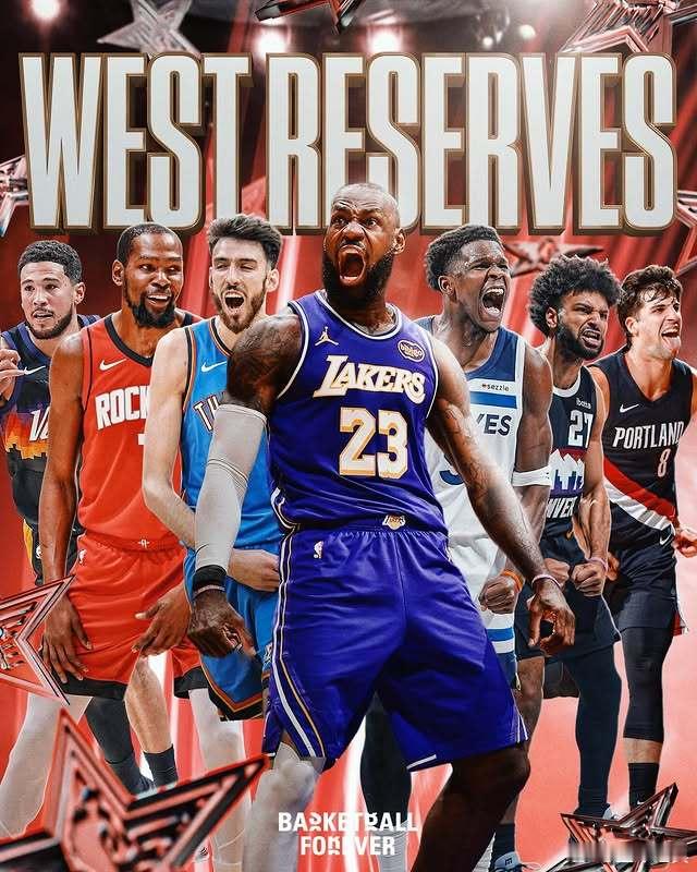 2026年NBA东西部全明星替补阵容公布西部全明星替补：⭐️ 安东尼·爱德华兹⭐