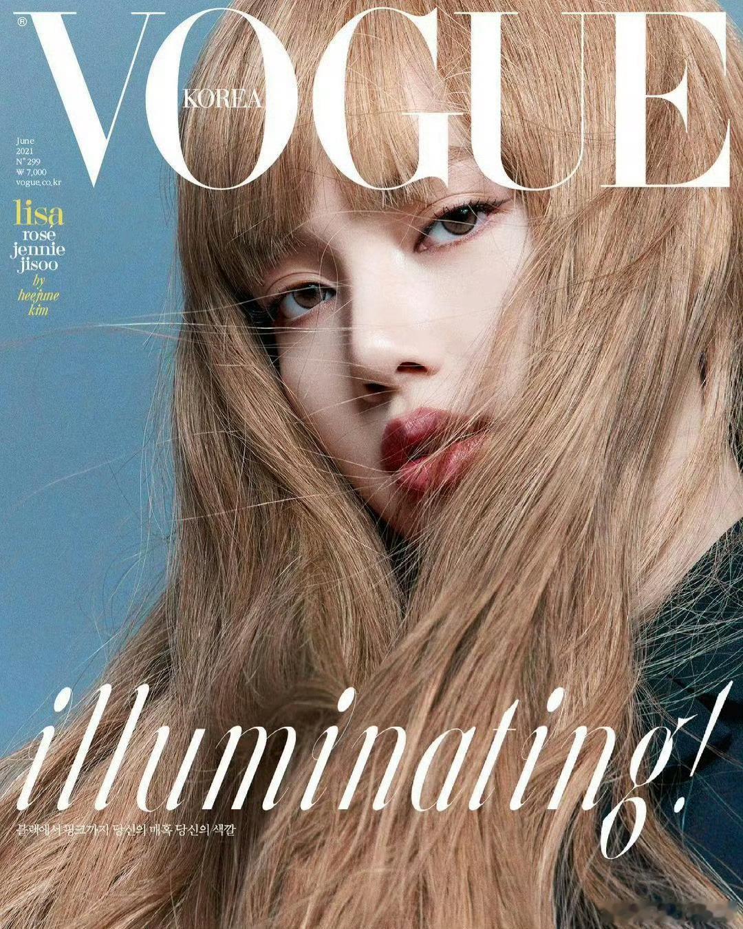 盘点VOGUE Korea 镜头下的LISA📸 两次单人韩版VOGUE ，LI