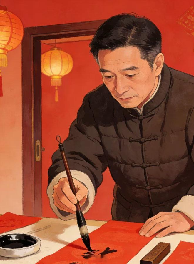 马年春联起点太高了 马伊琍发布的上联真是绝了，我也想了一个，“海洋上扬帆晒暖阳”