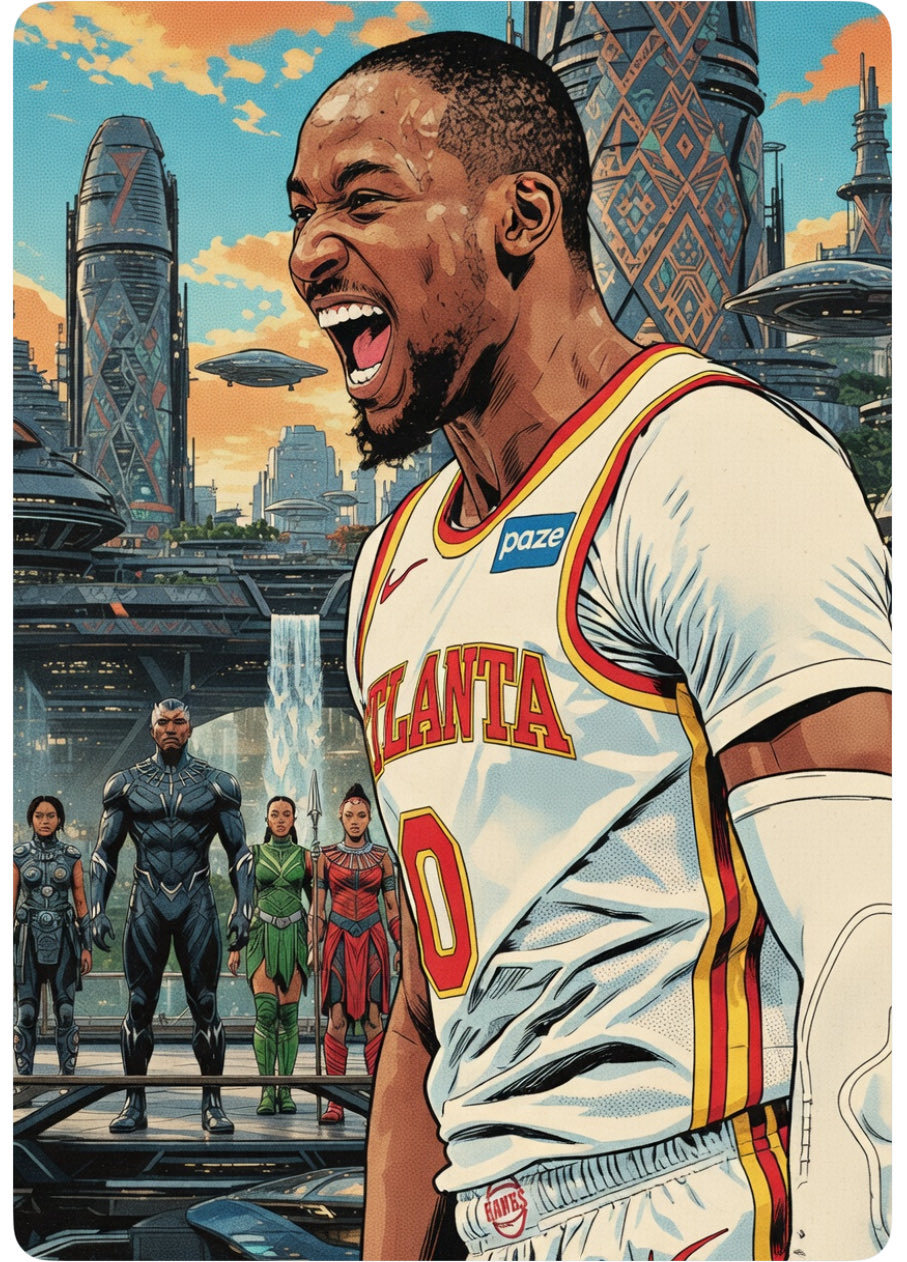 “亚特兰大老鹰队极具爆发力的年轻前锋乔纳森·库明加知道，他的球队需要奇迹才能在季