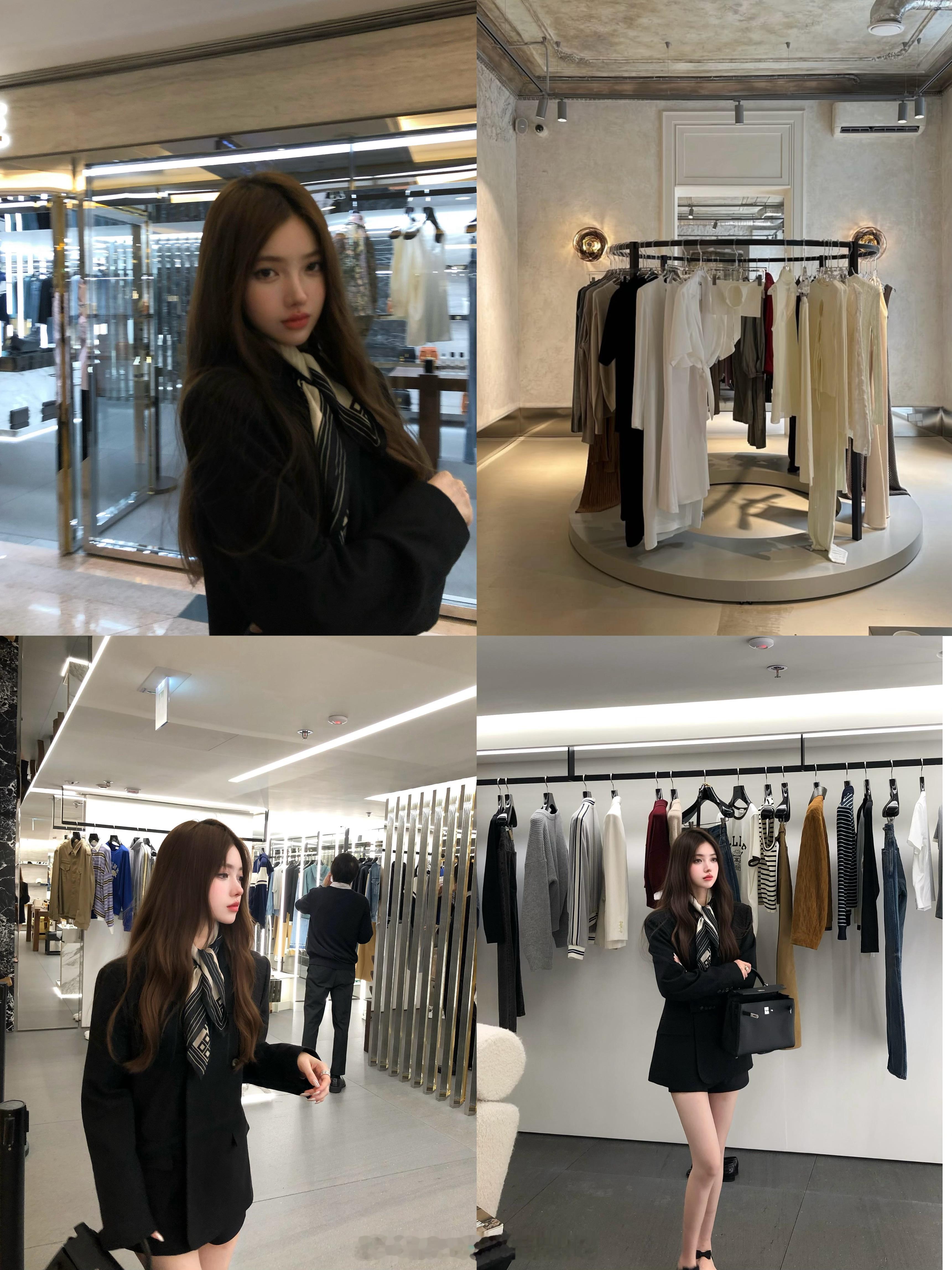 高智组20%羊毛质地 面料紧致笔挺 版型优越高级成衣感 Di*or重工针织裙 1