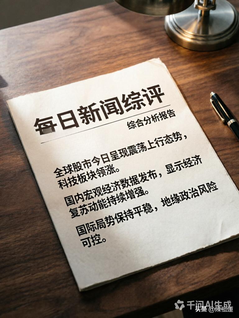 全球多条战线同步紧张！今日世界重大新闻综评：短暂缓和之下，多重风险暗流涌动
 