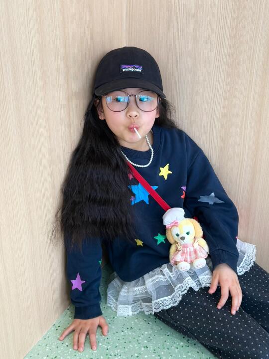 小孩姐的周末Look 🧡❤️💙