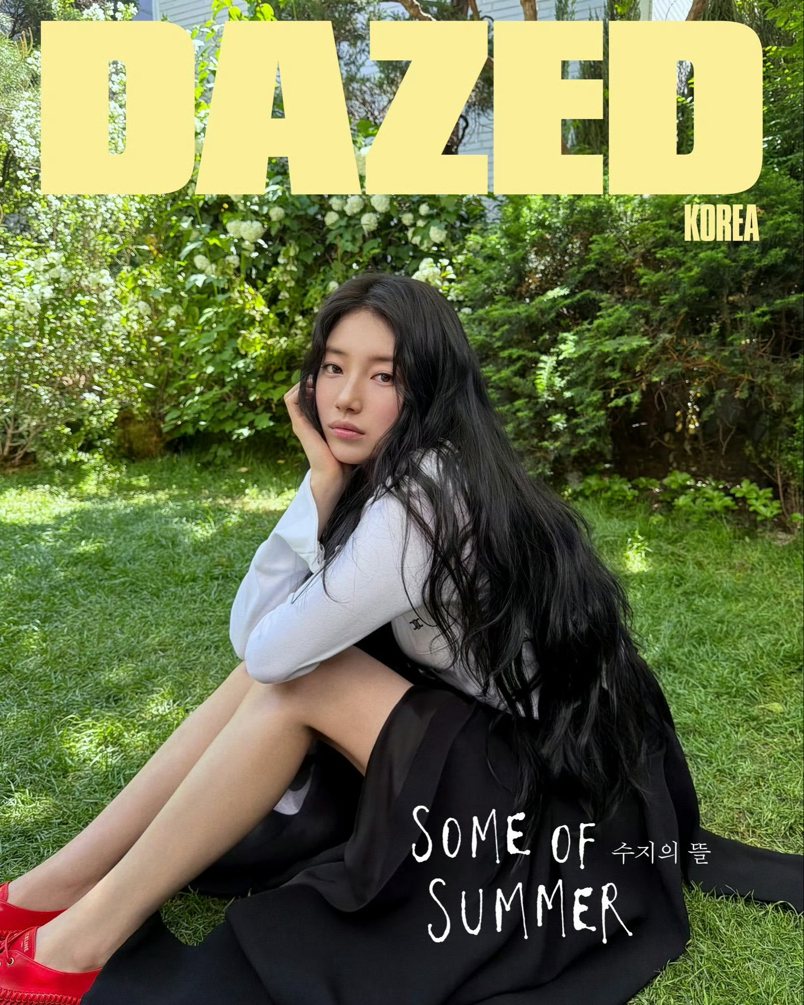 裴秀智  Dazed Korea 七月刊封面，清新夏日气息，美丽的Celine女