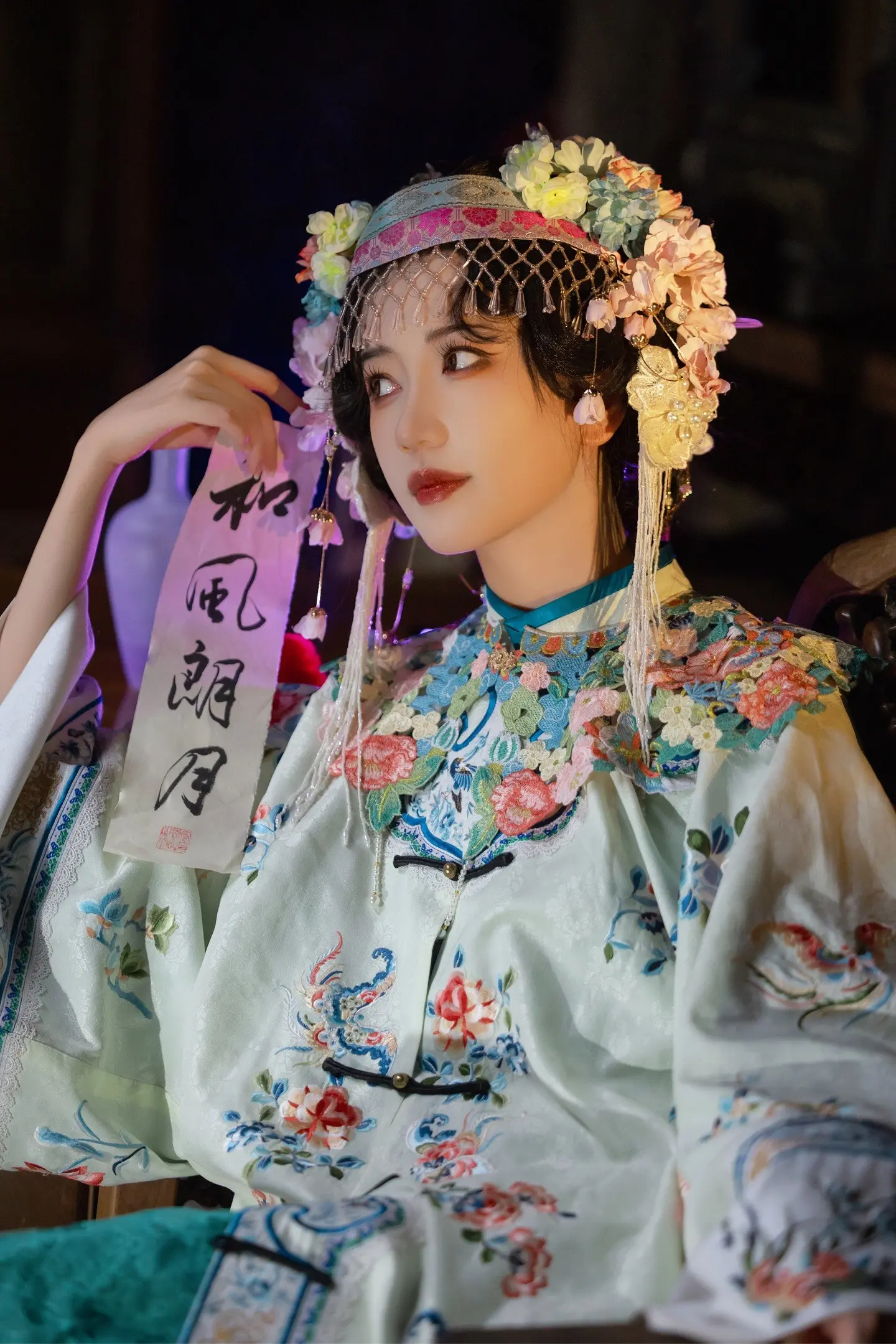 提前过了个国风万圣节。加了一点诡异元素的“聊斋”风清汉女 清汉女