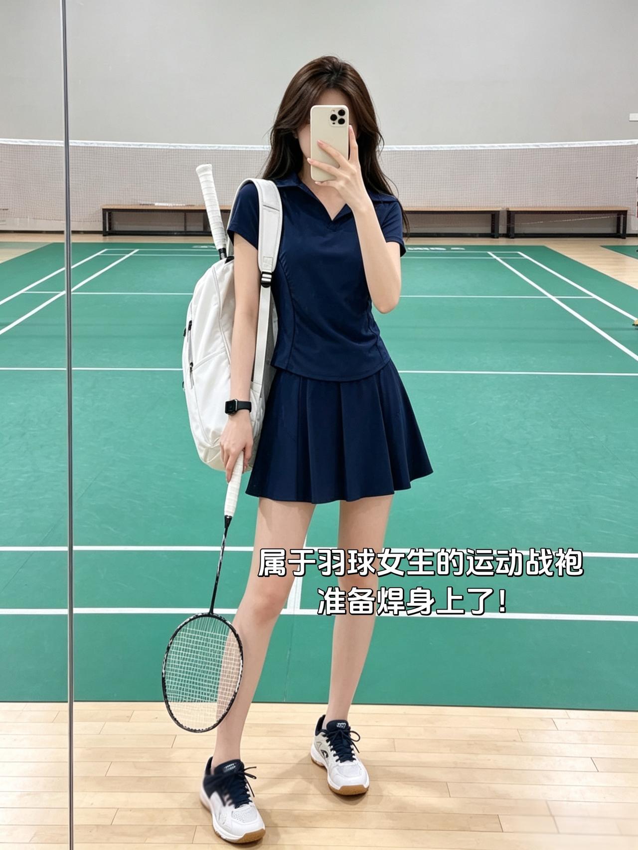 属于羽球女生的运动战袍
准备焊身上了！