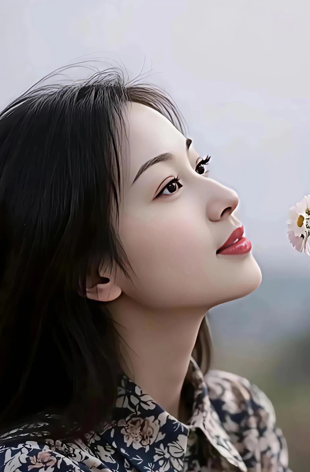 温柔风姿，花海中的仙子