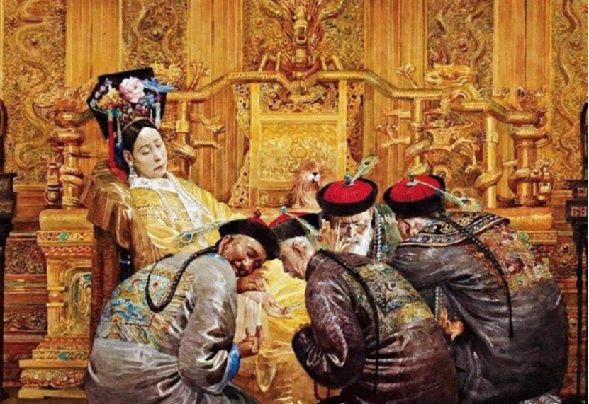 1880年，慈禧的屁股上长了疖疮，烦躁得很，太医们束手无策，毕竟太后的屁股谁敢摸