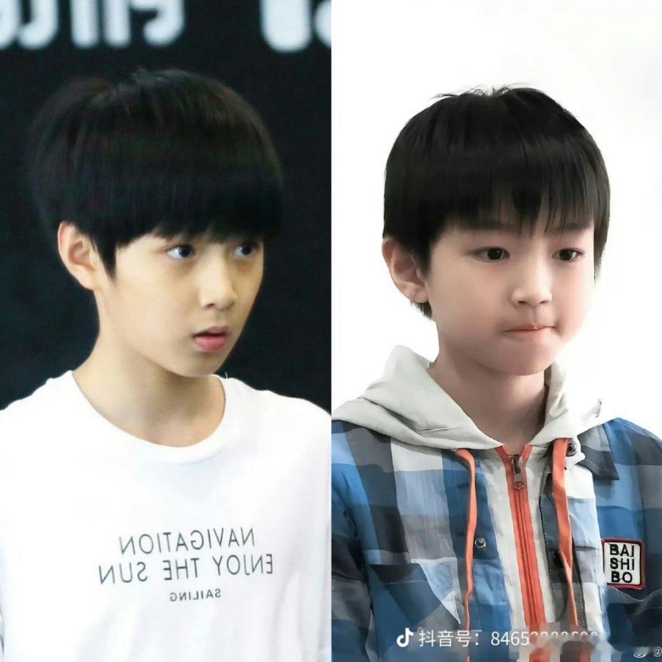 刘耀文和王俊凯小时候，长的好像啊