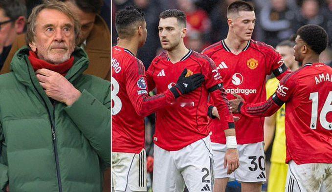 邮报CW吉姆·拉特克利夫爵士关于移民的争议性言论在曼联更衣室的部分球员中引起了恐