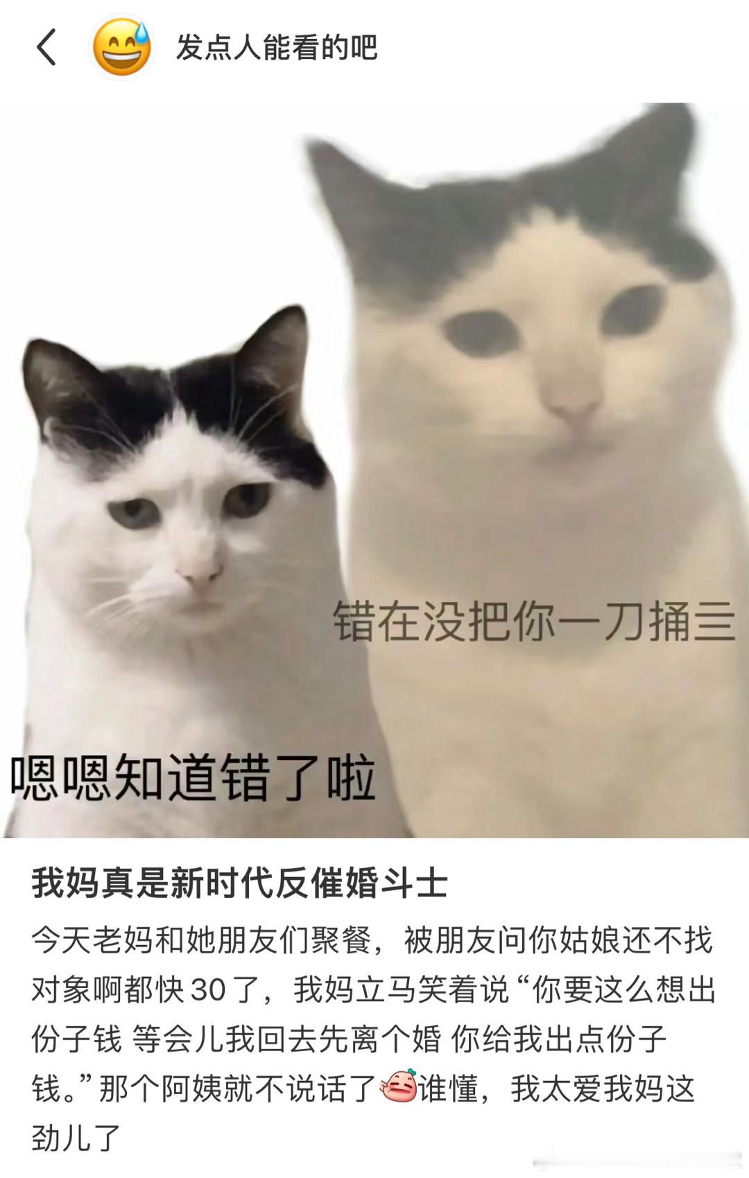 妈妈是新时代反催婚斗士 ​​​