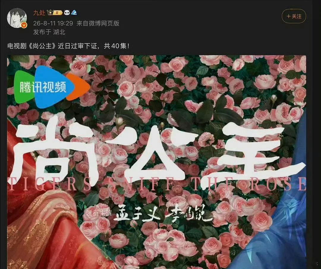 孟子义李昀锐尚公主动了孟子义李昀锐尚公主过审孟子义李昀锐新剧尚公主动了，过审下证
