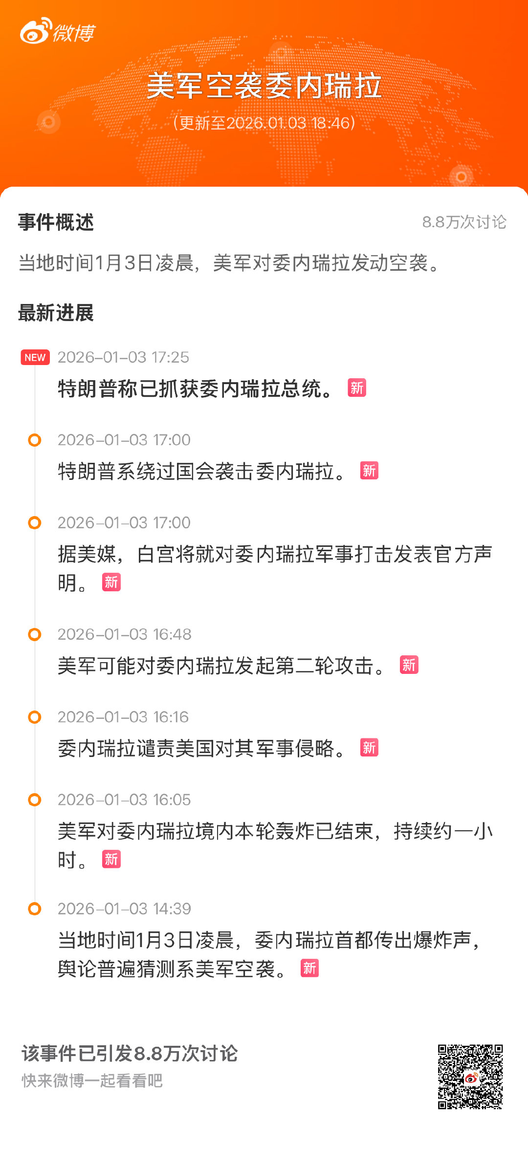 特朗普称已抓获委内瑞拉总统 美国还是在转移矛盾，但没想到这么转移！？ 