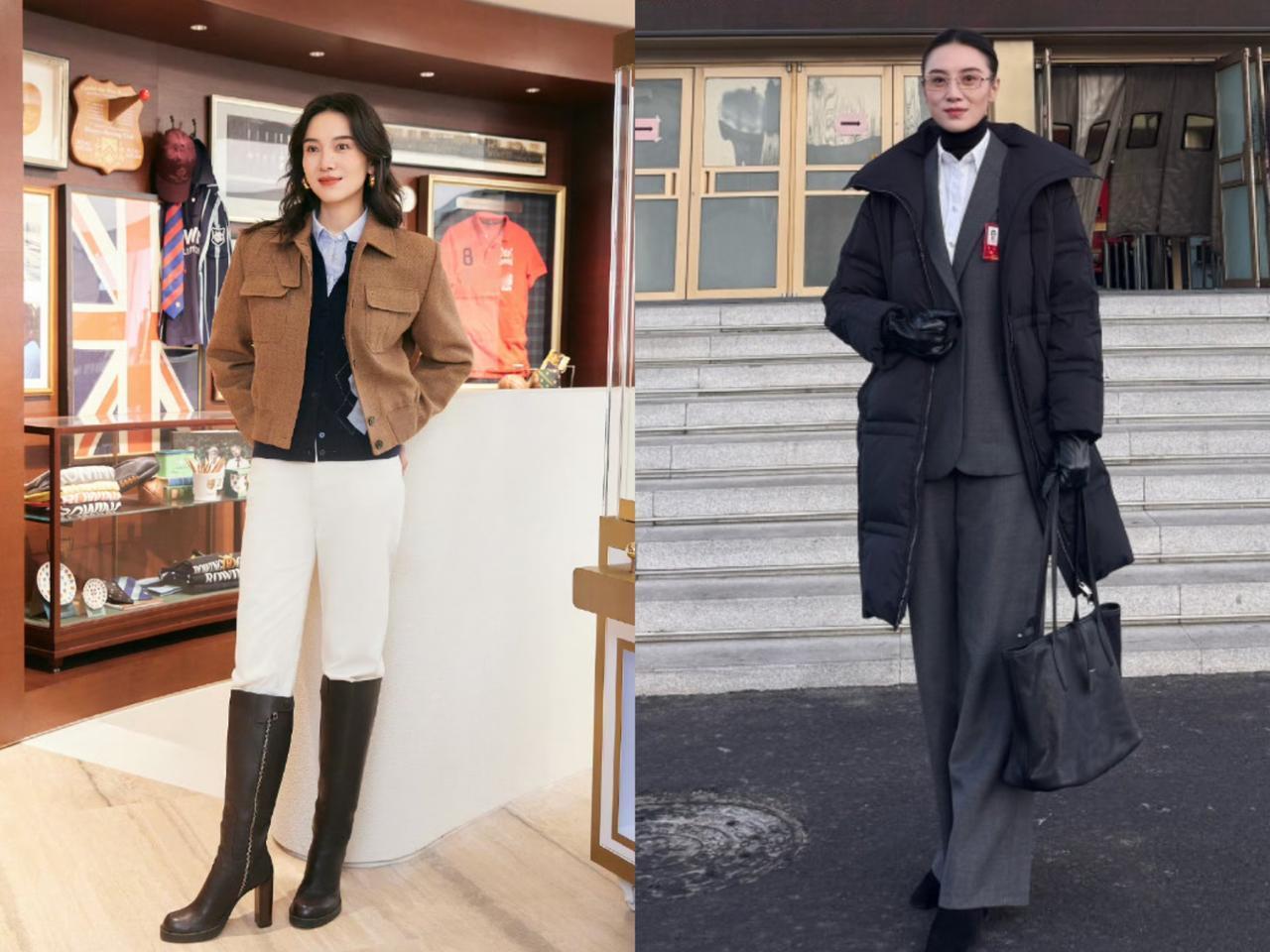 宋佳最新冬季穿搭来咯
短外套穿搭与中长款外套穿搭
你们觉得哪种穿搭更好看

我觉