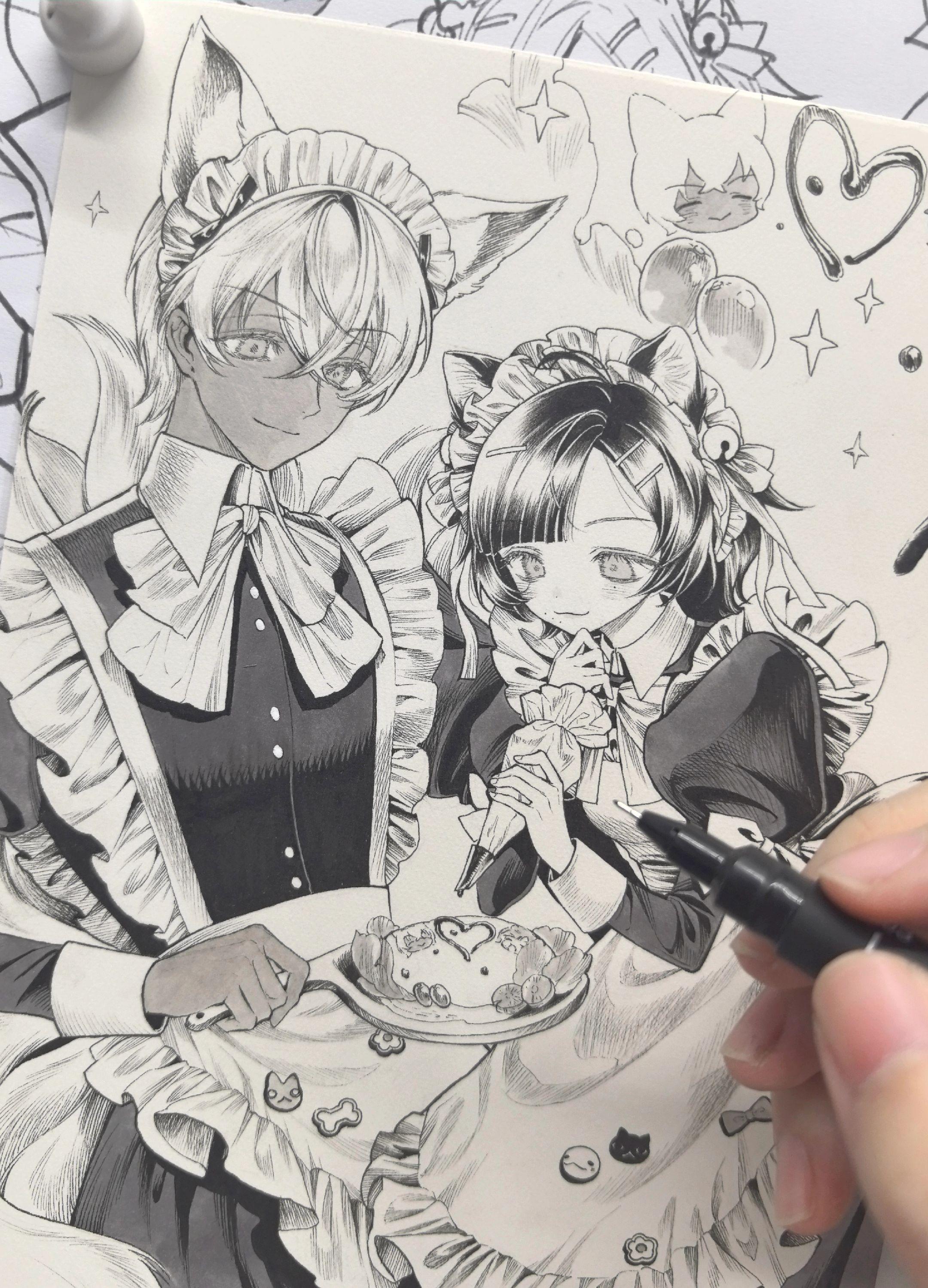 给朋友的小情侣贴贴。