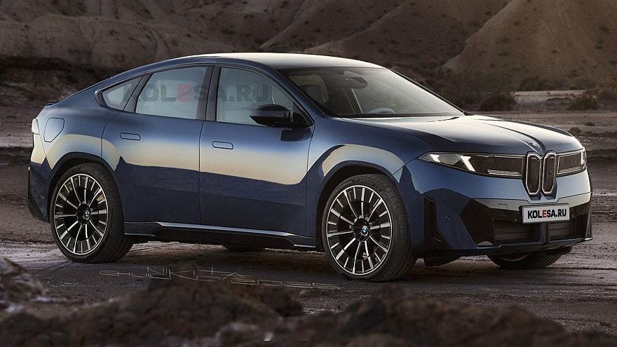 【新车渲染】宝马燃油版X4停产了，但纯电版iX4还会有，下面的新车渲染图，大家觉