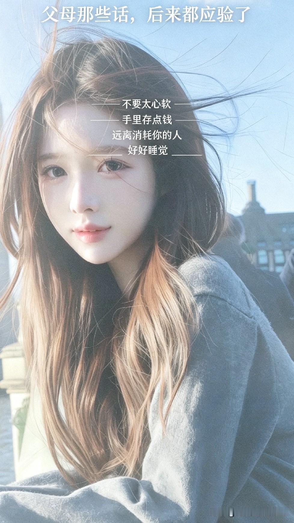 小时候总嫌父母唠叨、爱说教。
 
觉得他们思想老旧、跟不上时代，
 
总固执地相