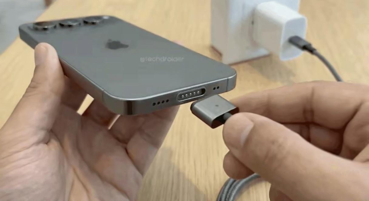 苹果不会真的哪天用磁吸充电吧？