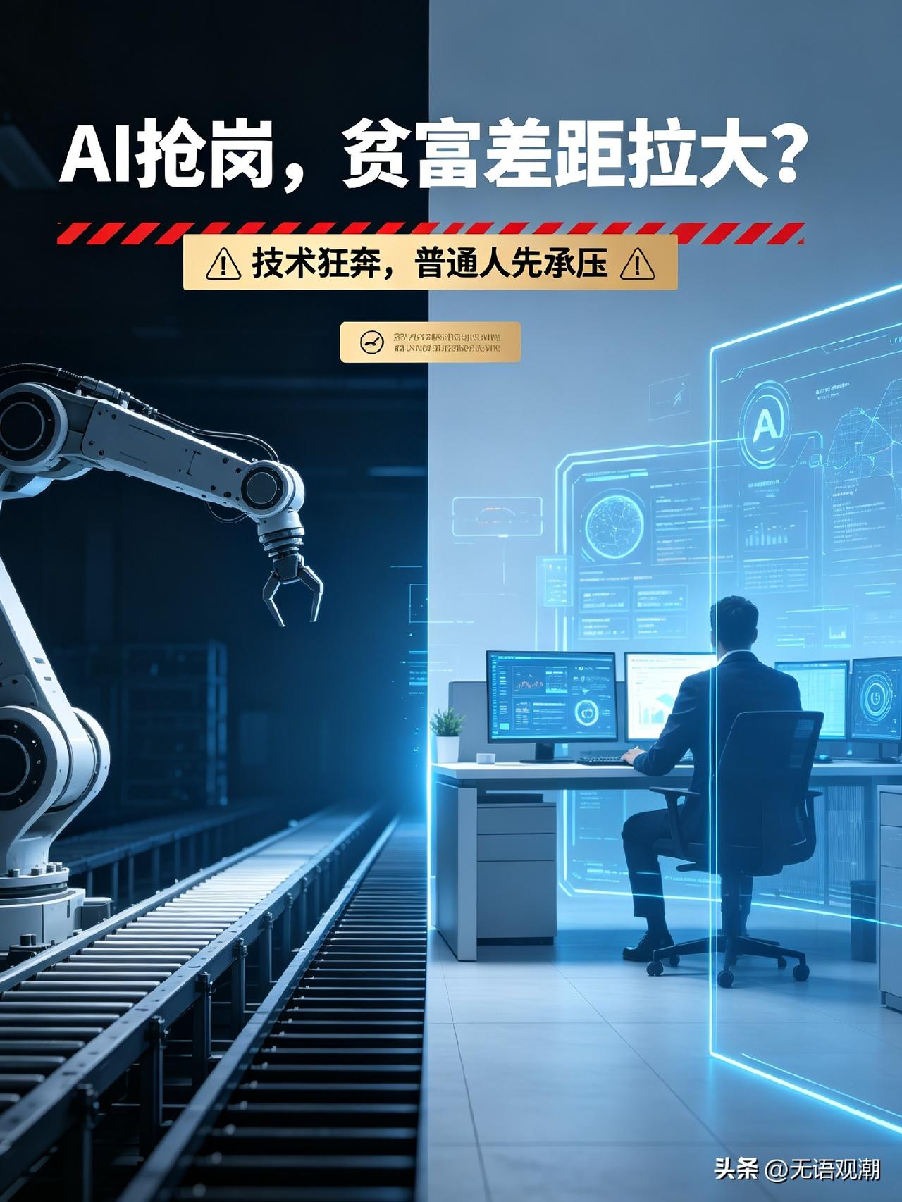 【AI抢岗、资本收割，贫富差距越拉越大，共产主义还能实现吗？】AI职场现状 AI