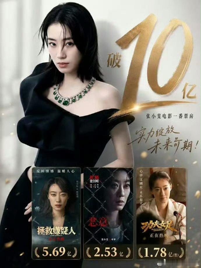 张小斐一番票房破10亿张小斐完全实绩女王来着 