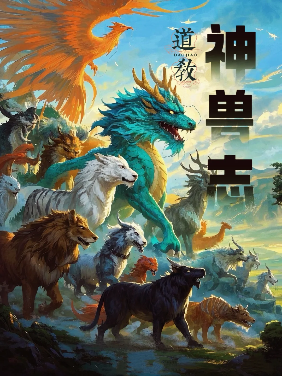 道教神仙的哈基米🐲盘点中国神话的动物谱系