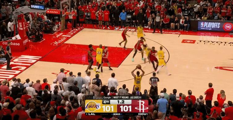 詹姆斯机会出来了，可惜差一点 