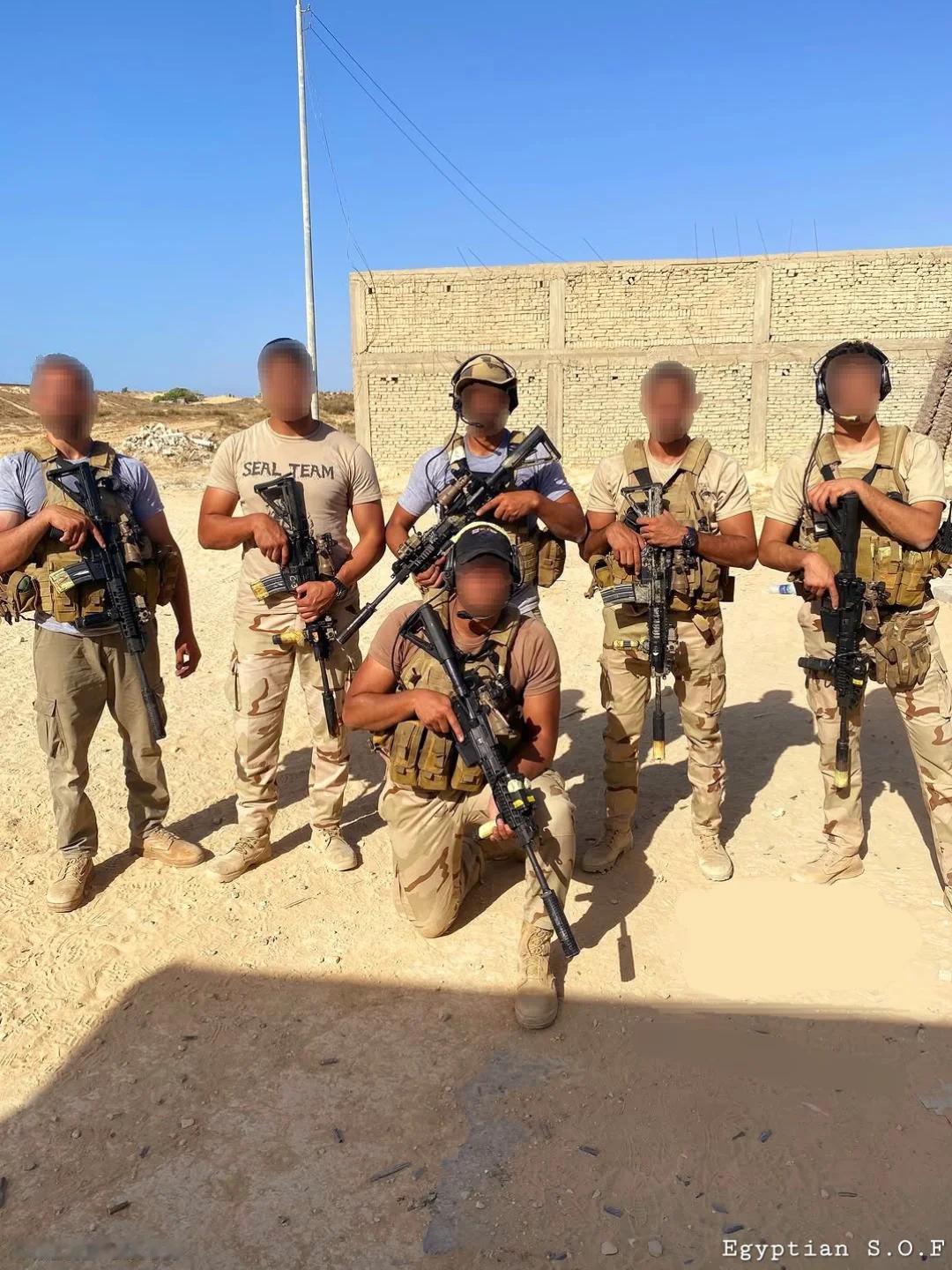埃及 Sai'qa 突击队士兵均配备 SIG Sauer SIG-516 5.5
