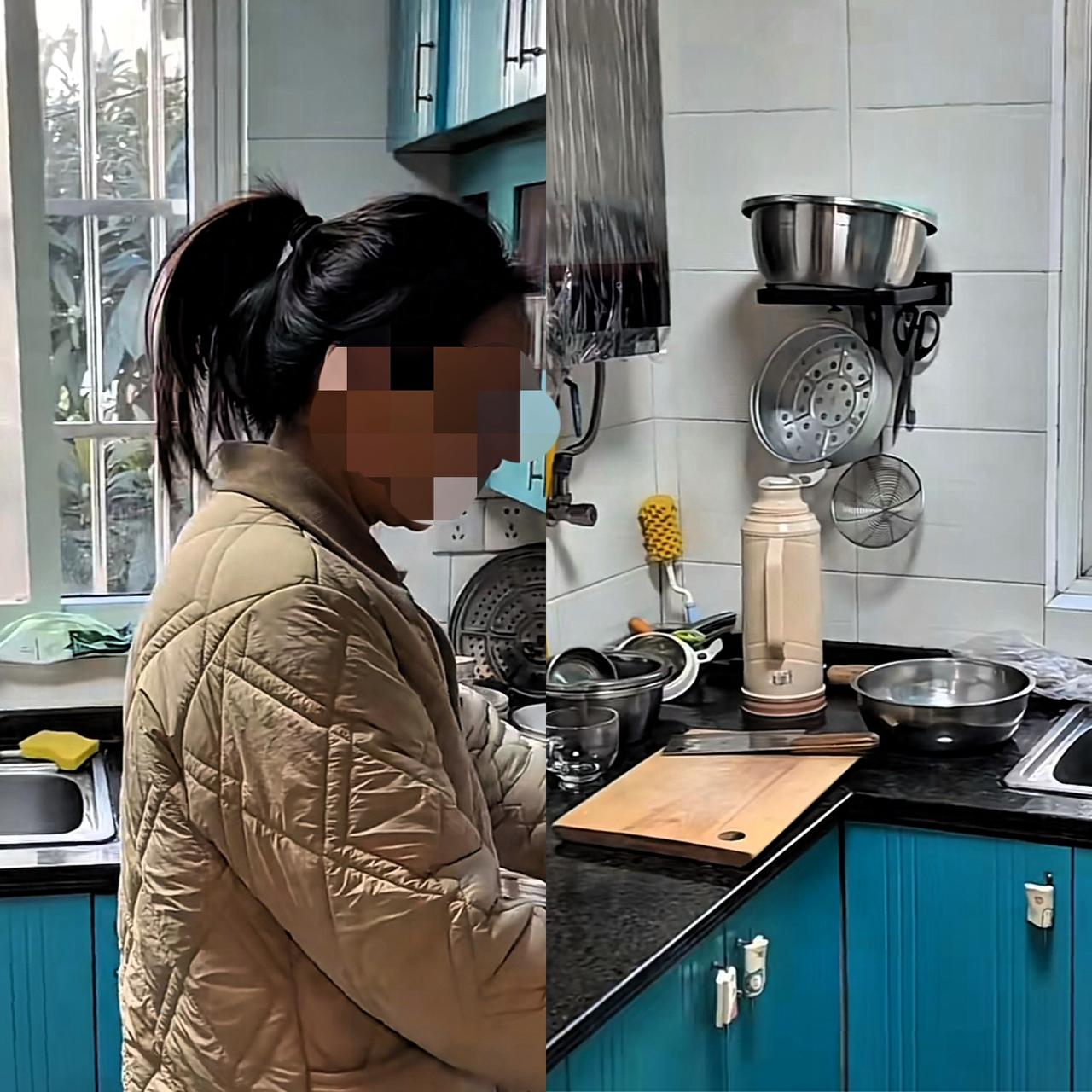 越越家的厨房变得冷清了，曾经这里有过欢声笑语，有掌勺的，有在一旁指导的，有打扫餐