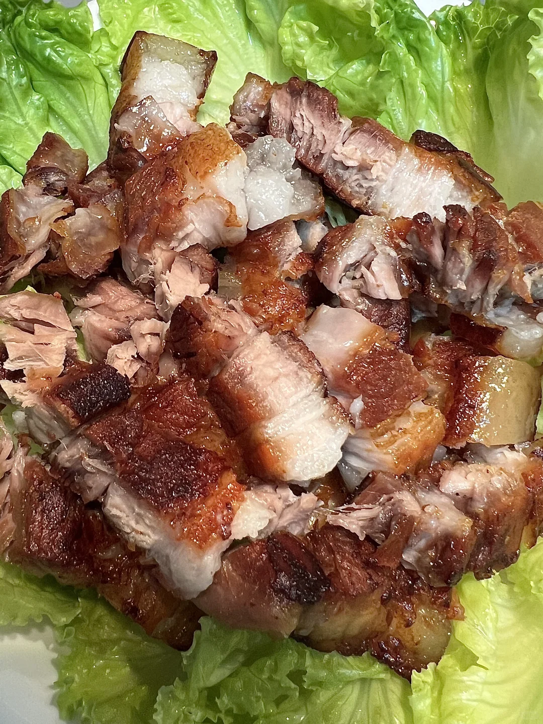 不加一滴油的脆皮五花肉原来这么好吃！！