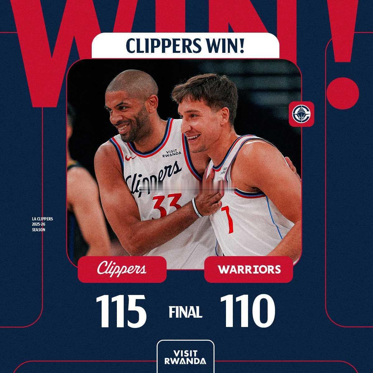 快船击败勇士附加赛将再次对决 加兰15+6库里24+6快船vs勇士 NBA常规赛