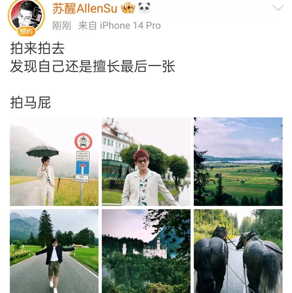 #苏醒说自己擅长拍马屁##苏醒也有撑伞神图了#苏醒也有撑伞神图了，哇塞哇塞 ​​