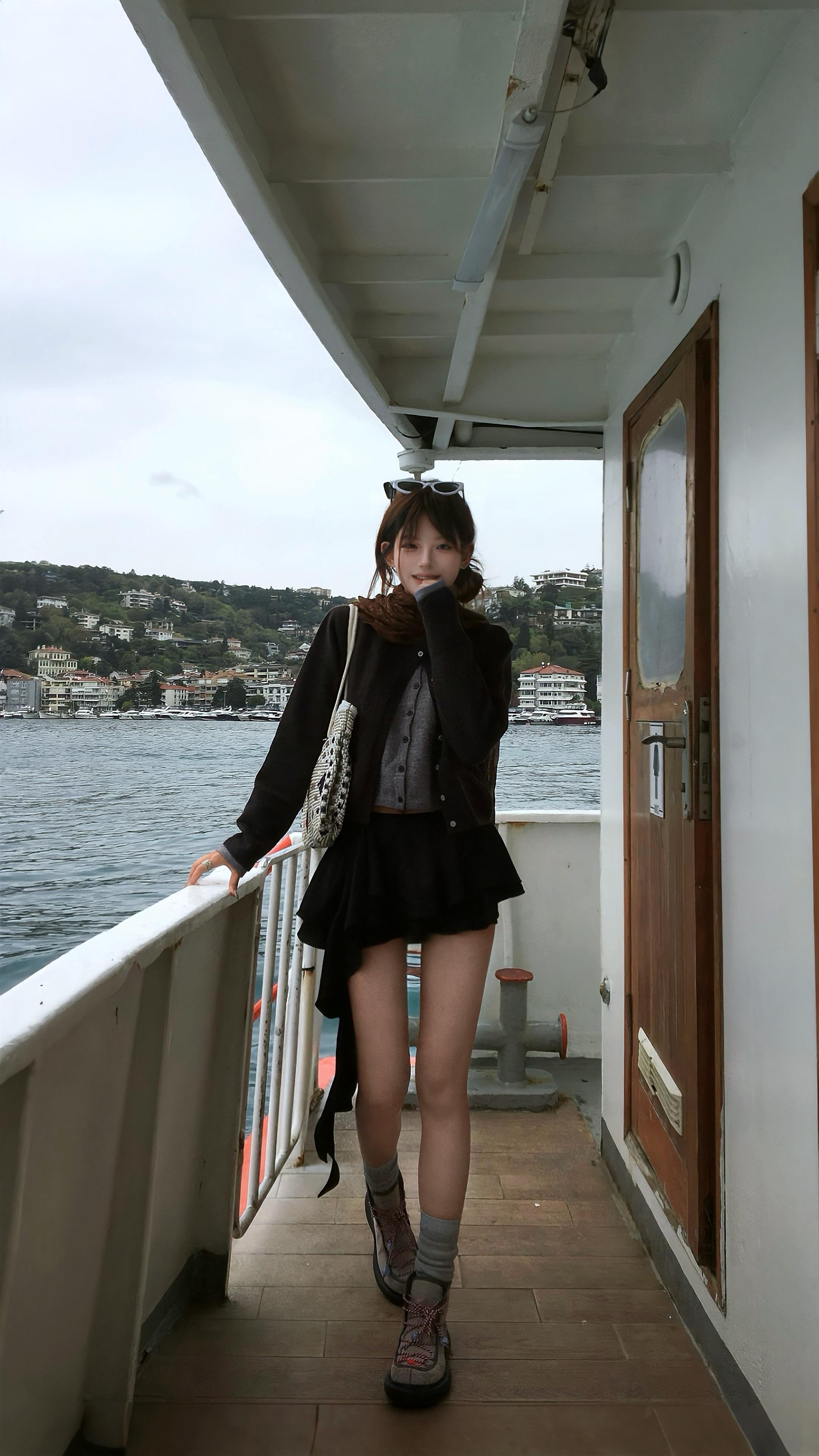 凛冽的风吹打在肩