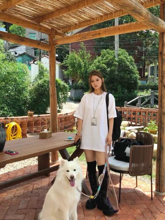 和小狗🐶的度假⛱️｜我的日常遛狗穿搭