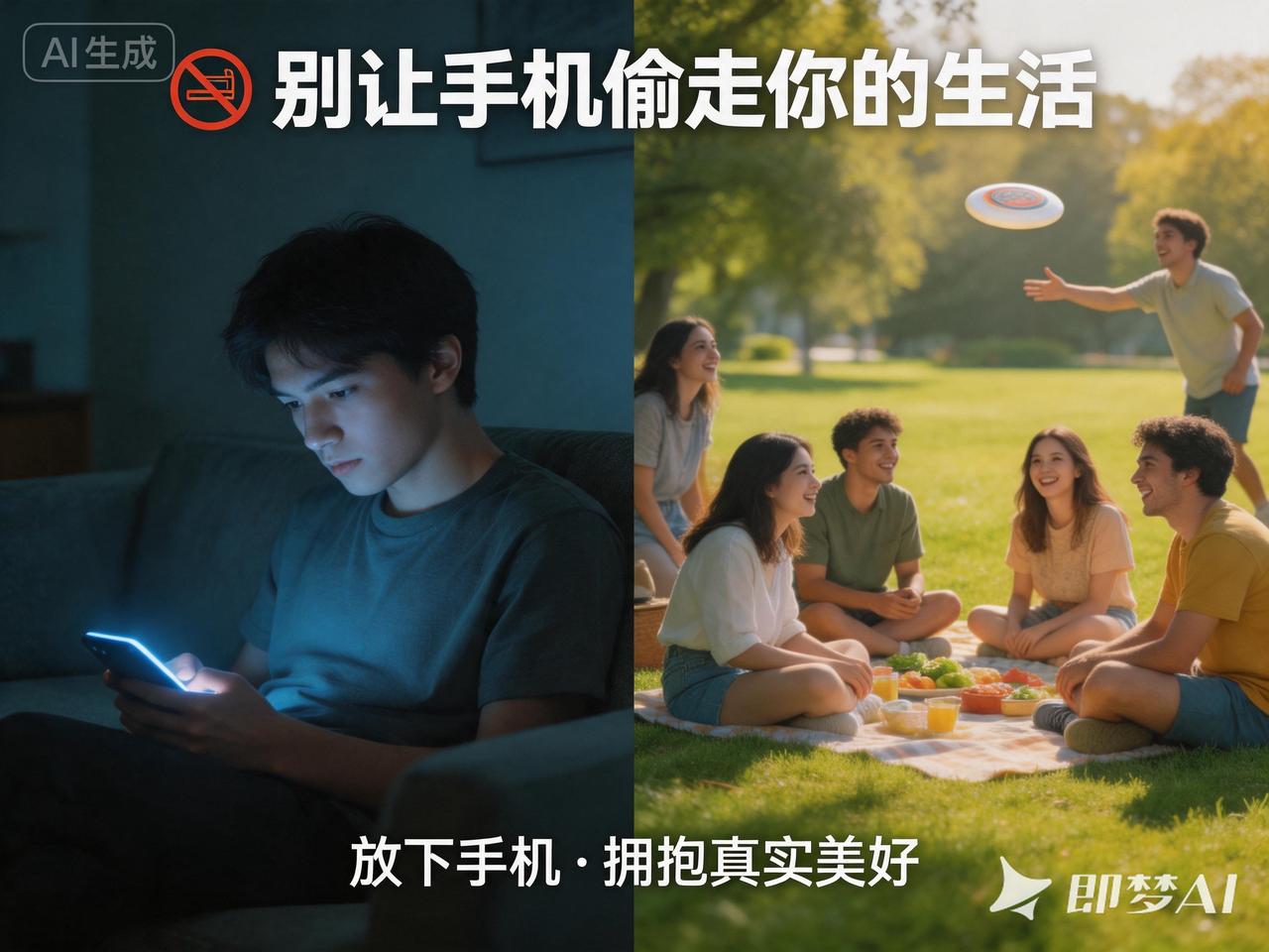 我认为应该约定规则。
孩子手机成瘾，家长都挺头疼的。我的建议是：别硬抢手机，试着