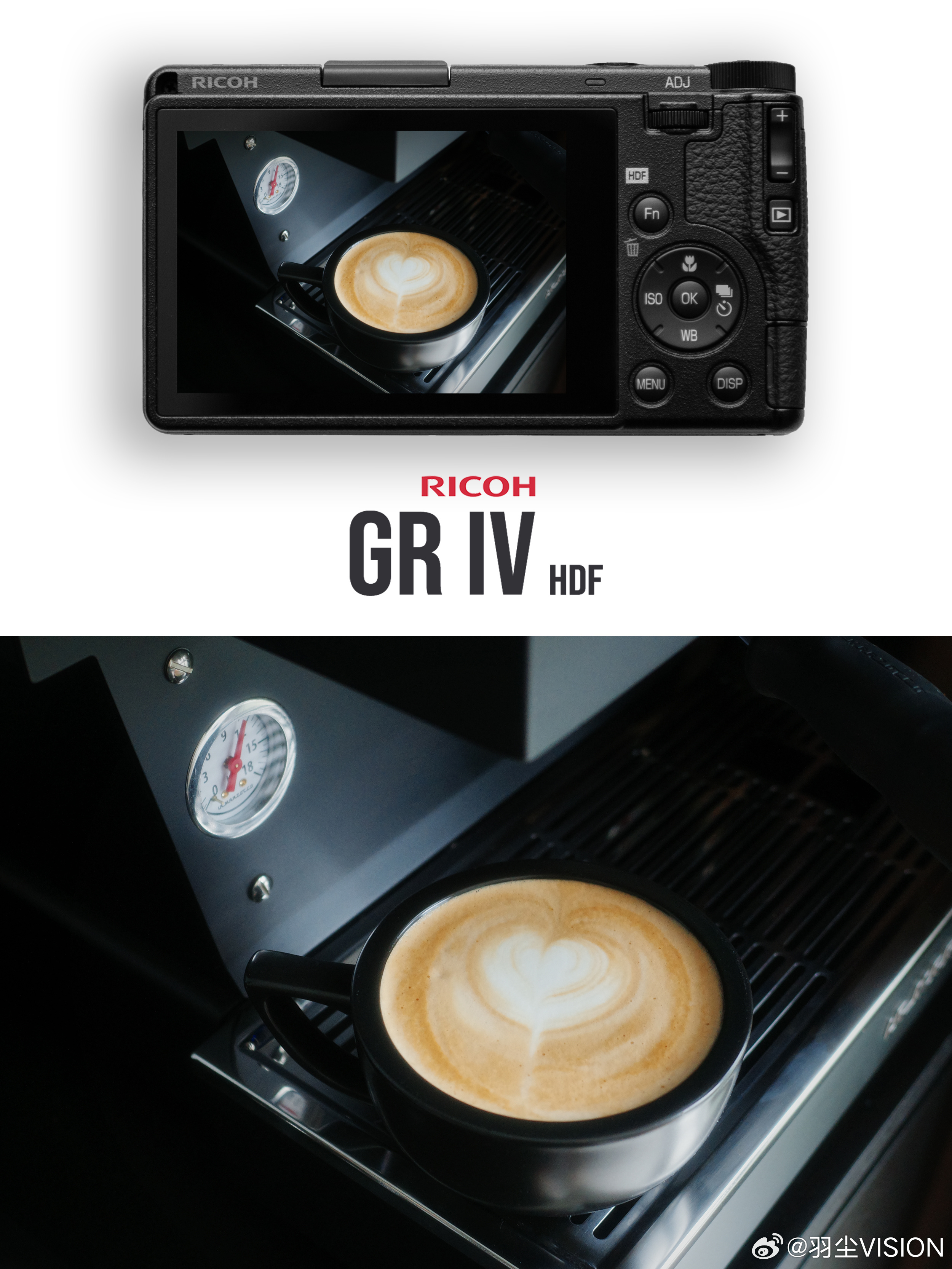 今天是纯正理光GR味儿的咖啡☕️📷GR 4 HDF 正片直出 