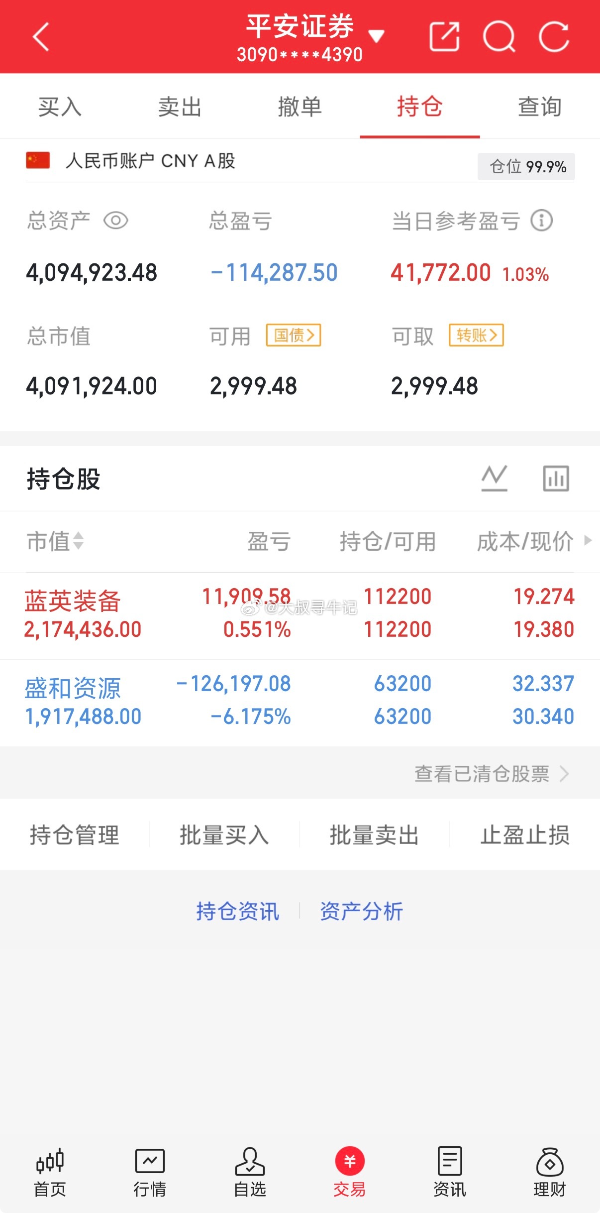美利云昨天割了买了盛和资源今天又回调了，先格局到下周看看什么情况蓝英装备 目前小