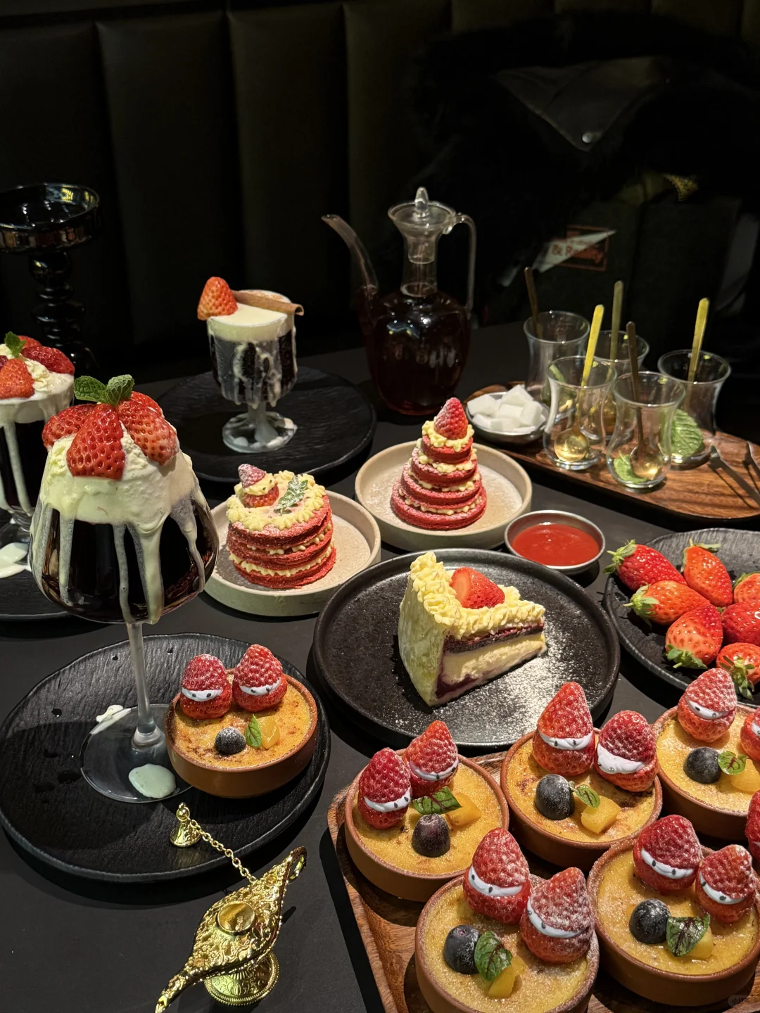西安冬日小漂亮❄️🍓🍓！！肉桂布丁🍮🥹！