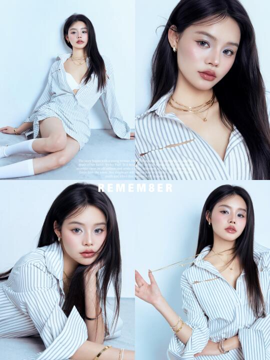 我好像喜欢上这套写真了💙盐系少女