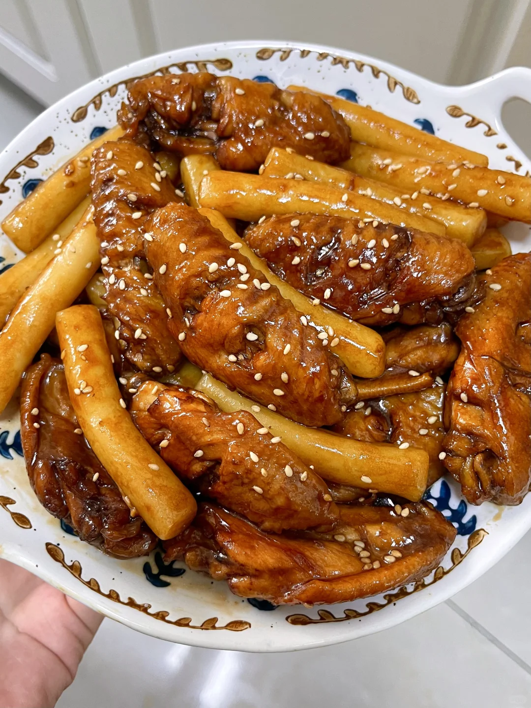 好吃到爆的可乐年糕鸡翅🉑️一分钟学会🤩